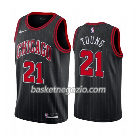 Canotte Uomo Chicago Bulls Thaddeus Young 212019-20 Nike Statement Edition Swingman